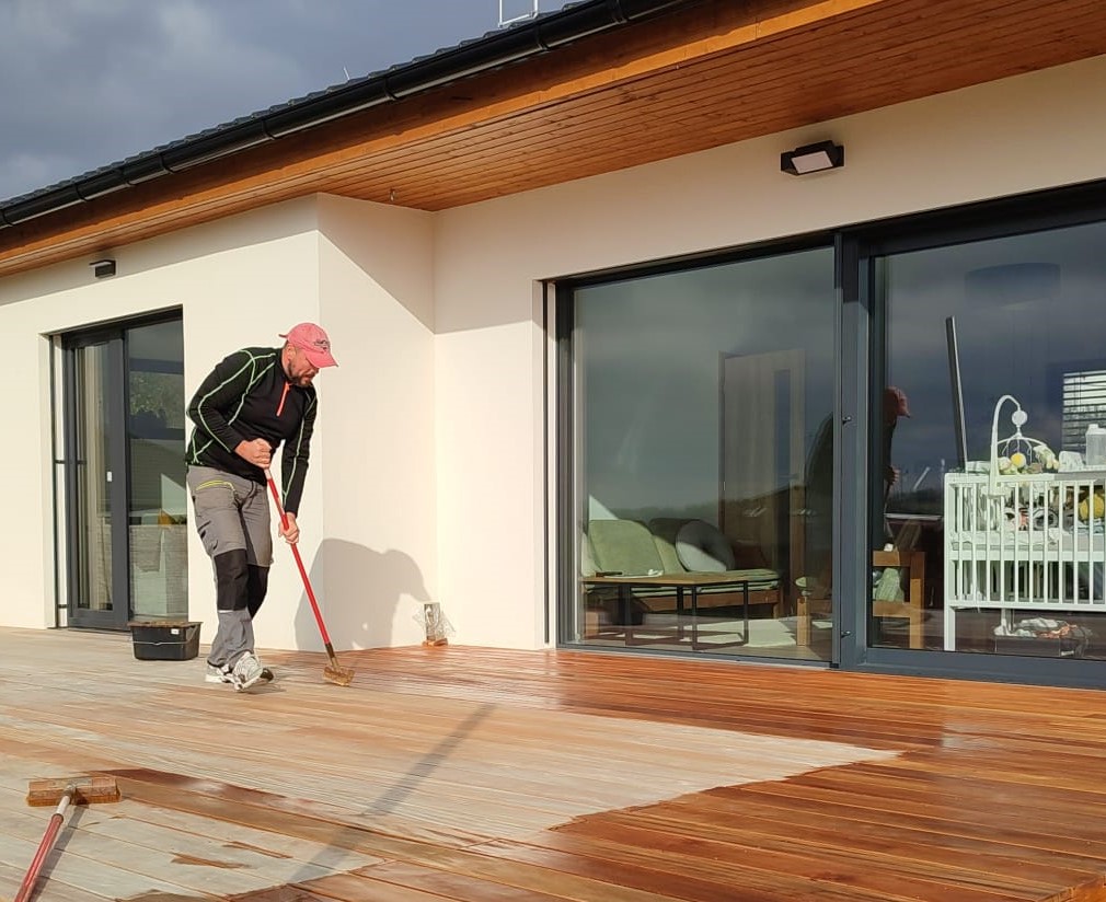 Terasa na klíč údržba exotické terasy 2 Woodcare Péče o terasu ošetření olejem